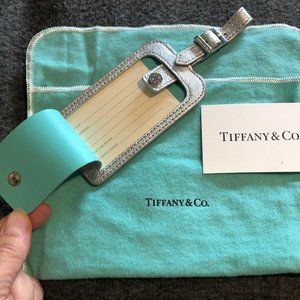 Tiffany leather luggage tag